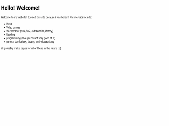 index screenshot