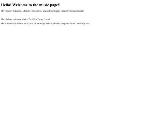 musicpage screenshot