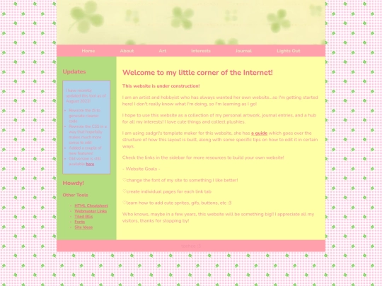 index screenshot