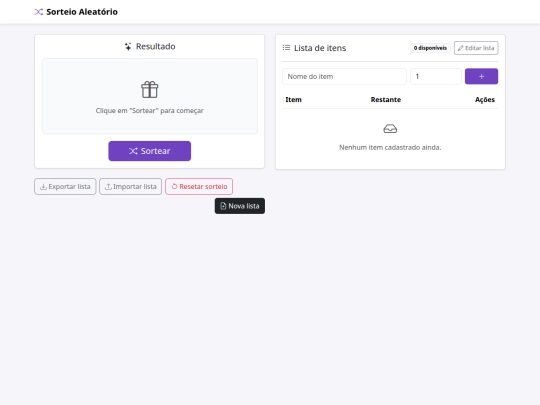 games/sorteioaleatorio screenshot