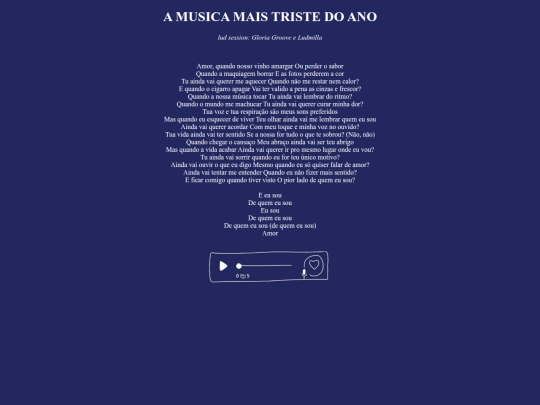 web2/letramusicatriste screenshot