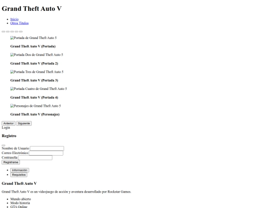 index screenshot
