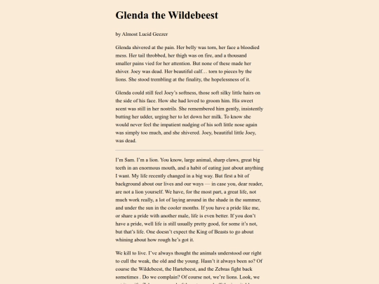 glenda_the_wildebeest screenshot