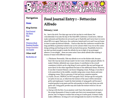 food_journal/entry1 screenshot