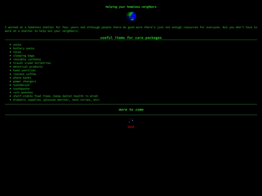 homelessness screenshot