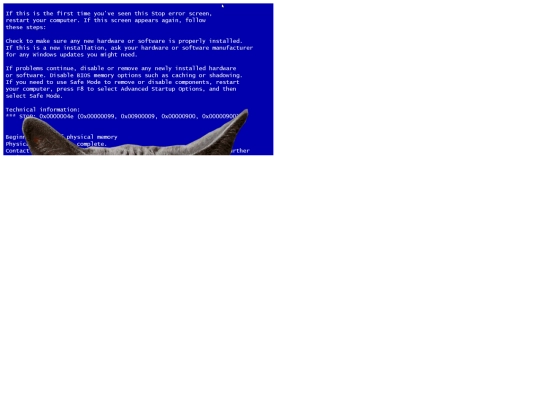 bsod screenshot