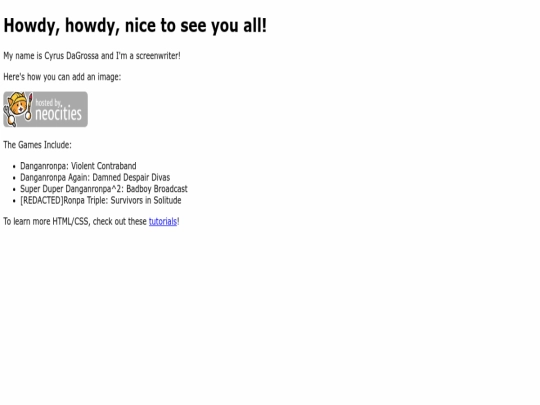 index screenshot