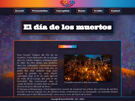 page/dia_de_los_muertos screenshot