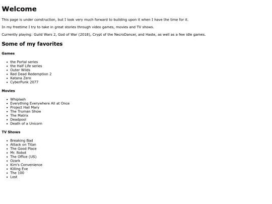 index screenshot