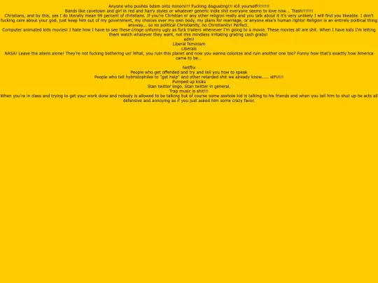 hatelist screenshot