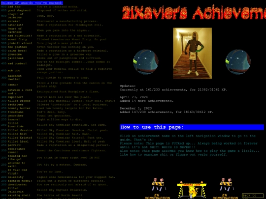 spoilers/achievements screenshot
