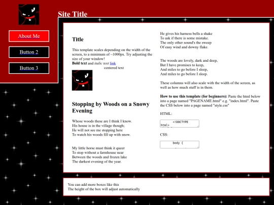 basics/templates/wondercat screenshot