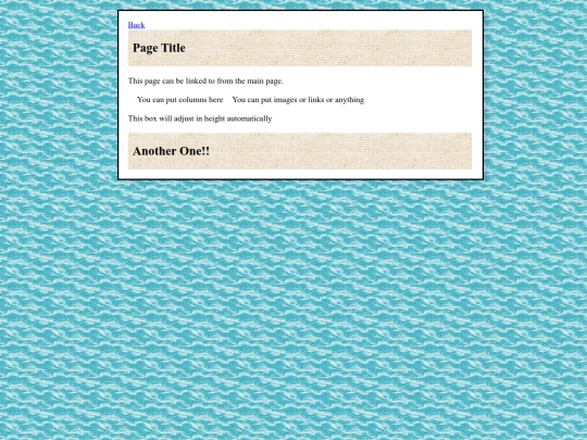 basics/templates/wonderpage screenshot