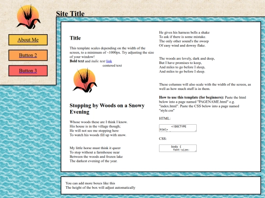 basics/templates/wondert screenshot