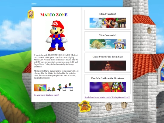mario/home screenshot