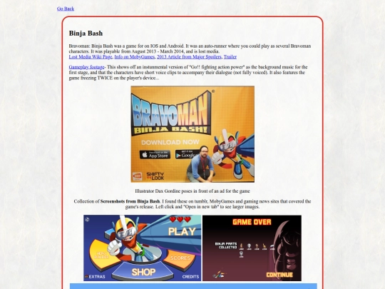 misc/bravoman/binjabash screenshot