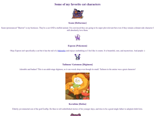misc/cat/characters screenshot