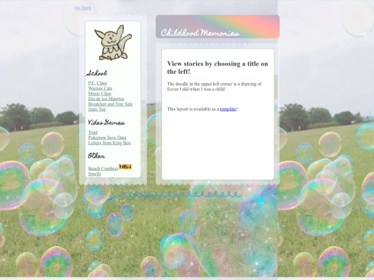 misc/childhood/memories screenshot
