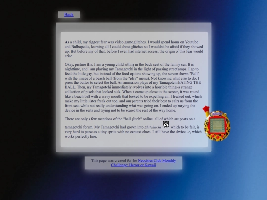 misc/childhood/story/tama screenshot