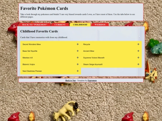 pokemon/childhoodfavs screenshot