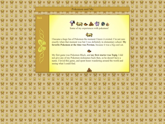 pokemon/pokemonandme screenshot