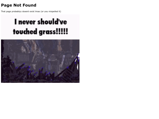not_found screenshot