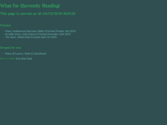 currentlyreading screenshot