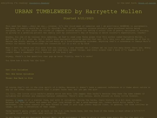 urbanTumbleweed screenshot