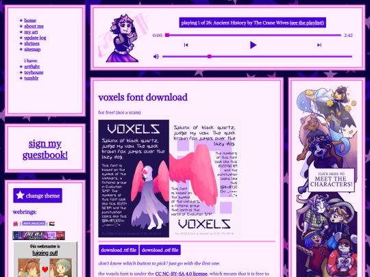 voxels-font screenshot