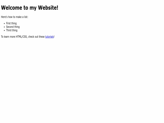index screenshot