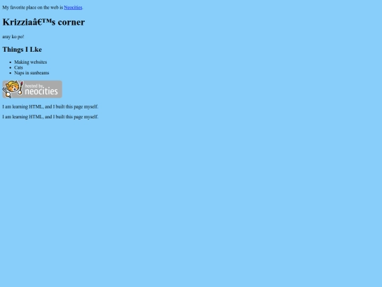 index screenshot