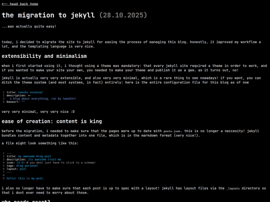 blog/the-migration-to-jekyll screenshot