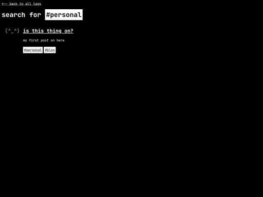tags/personal/page/1 screenshot