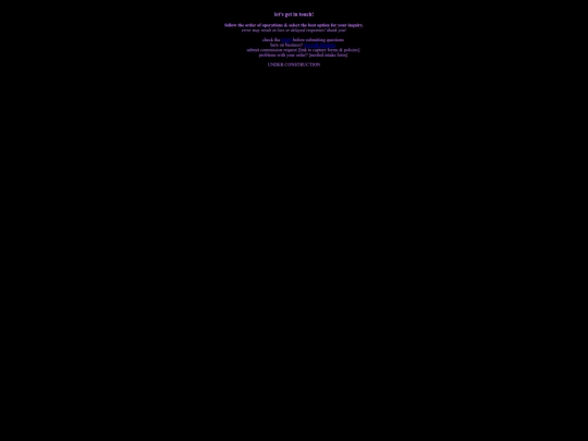 contactpage screenshot