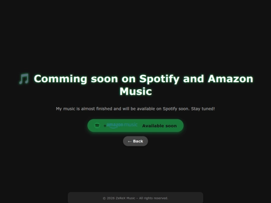 CommingSoonOn/Spotify+Amazon screenshot