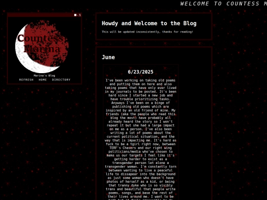 marinasblog screenshot