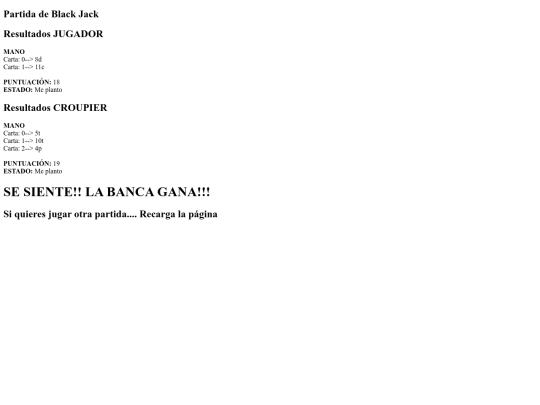 BLACKJACK screenshot