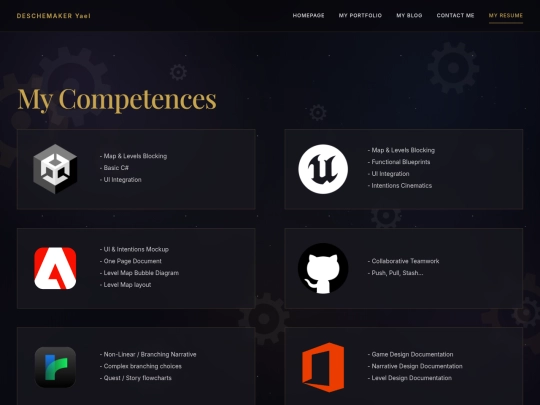 resume screenshot
