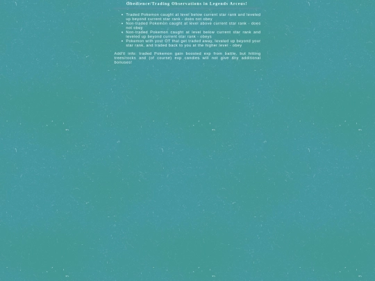 ArceusObedience screenshot