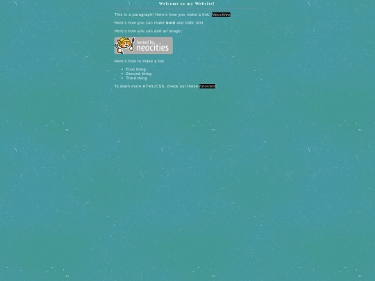 test screenshot
