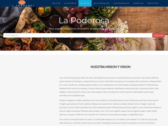 plantillasbootstrap/Mision screenshot