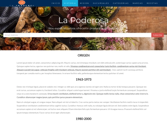 plantillasbootstrap/historia screenshot