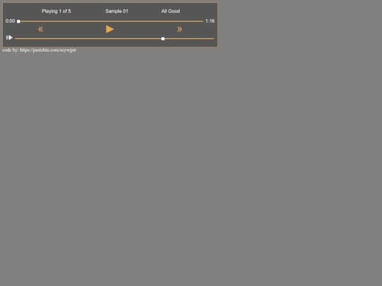 musicplayer screenshot