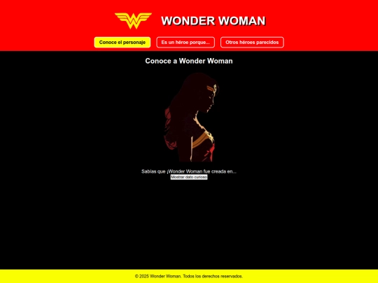 Mujer maravilla screenshot