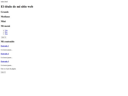Responsive screenshot