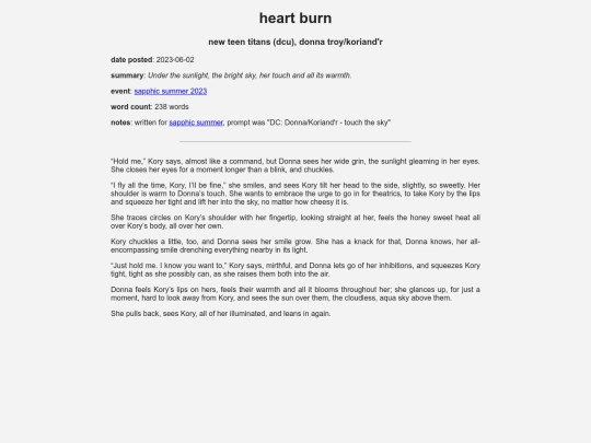 fanfic/dcu/heartburn screenshot