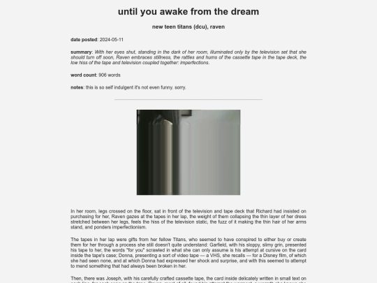 fanfic/dcu/untilyouawake screenshot
