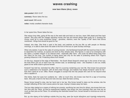 fanfic/dcu/wavescrashing screenshot
