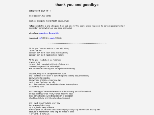 poetry/poems/thankyouandgoodbye screenshot