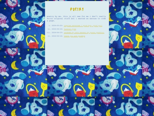 poetry/poetry screenshot